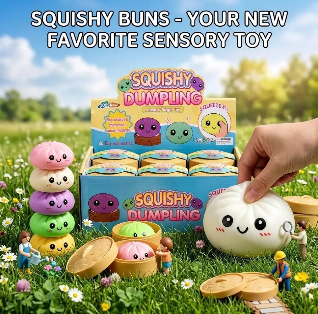 Squishy Bun The Original Viral Mystery Squishy Dumpling (Diamond Edition) Blind Box