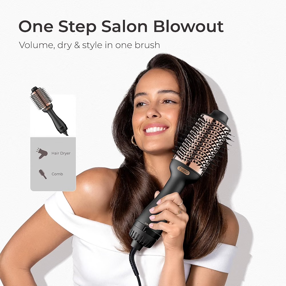 TYMO Volumizer Hot Air Brush Hair Dryer