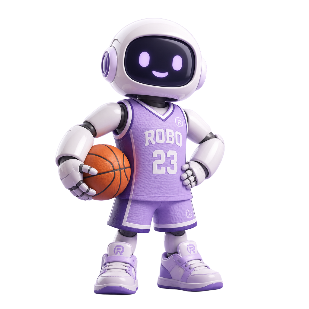 Spy the spycart mascot in a basketball jersey